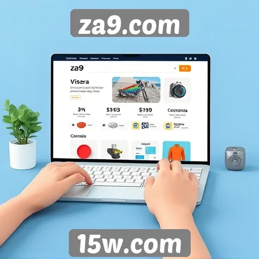 Interface intuitiva melhora experiência do usuário no za9.com